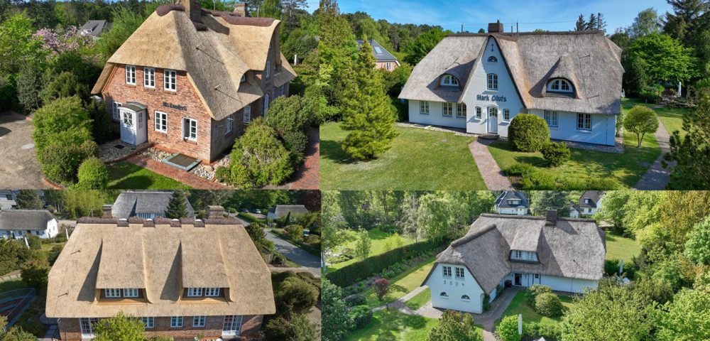 Reetdachtradition auf Amrum – frisch herausgeputzt!